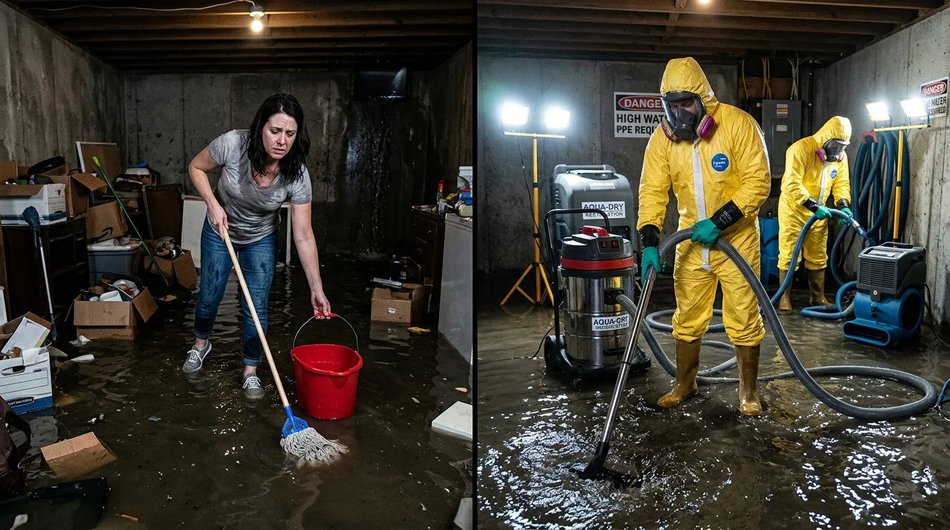 The Dangers of DIY Water Damage Cleanup in Pflugerville