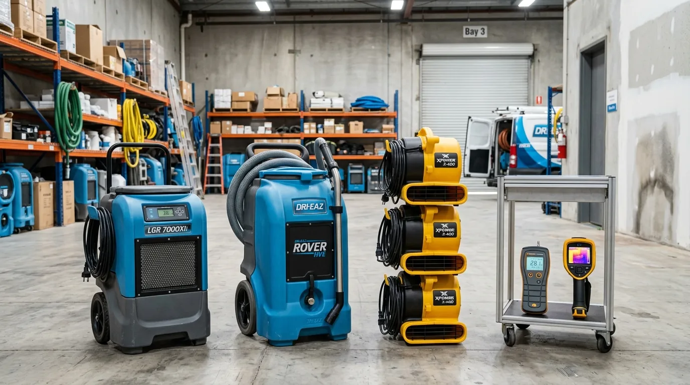 7 Types of Water Damage Restoration Equipment We Use in Pflugerville