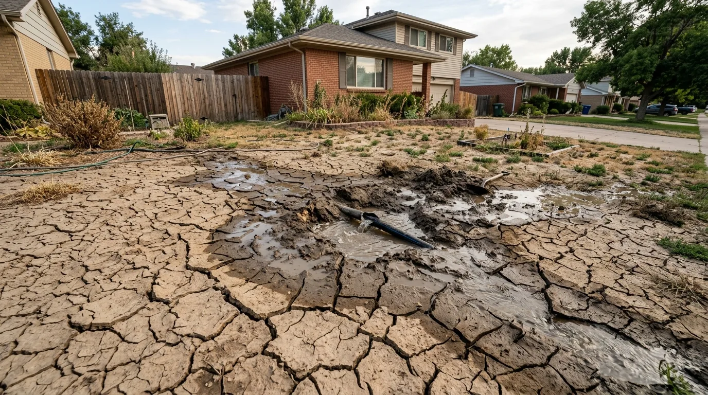 Why Pflugerville Homes Get Burst Pipes: The Clay Soil Problem